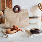 Fermetures de sachet en bois - Lot de 2