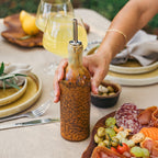 Bouteille en grès émail réactif - Chilli