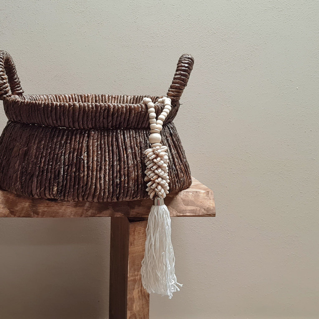 Panier artisanal en feuille de bananier