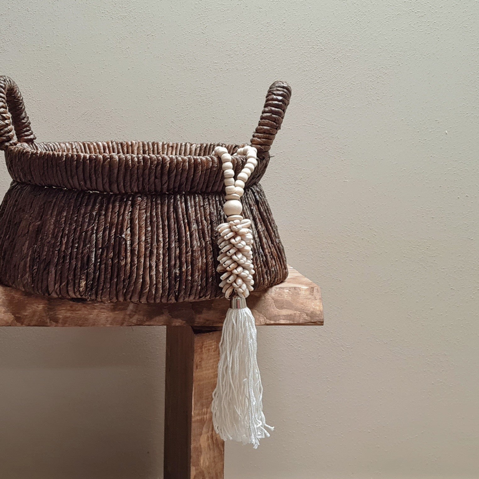 Panier artisanal en feuille de bananier