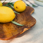Plat organique en teck - Ginger