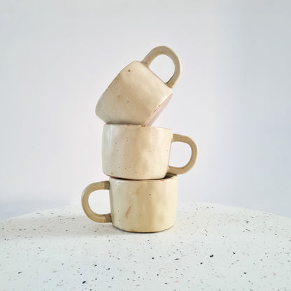 Ensemble Tasse et cuillère en grès rustique - Slow