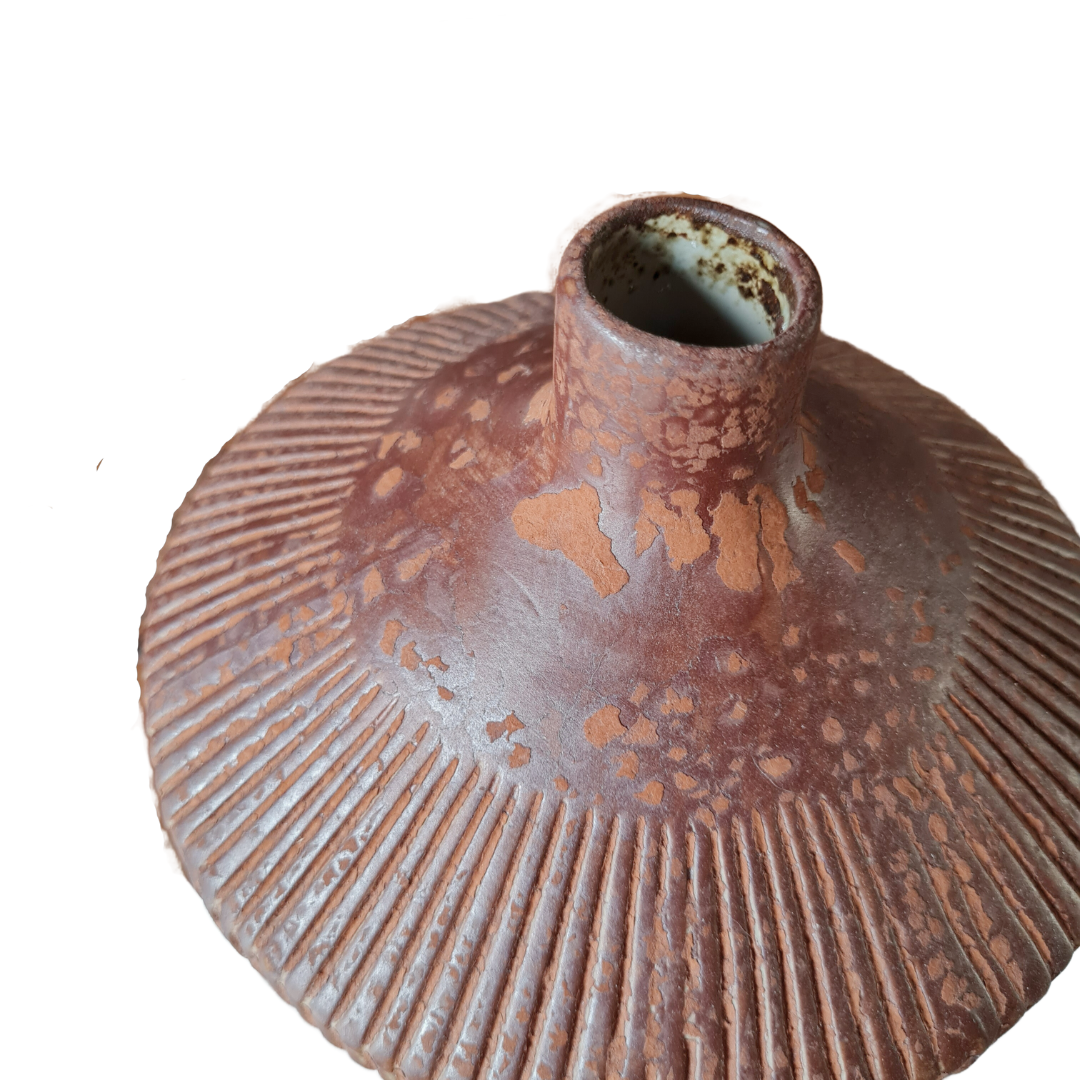Vase marron style japonais - Solifleur
